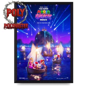 The Super Mario Galaxy Movie 2026 In Theaters April Home Decor Poster Canvas